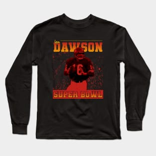 len dawson // Superbowl | Vintage poster Long Sleeve T-Shirt